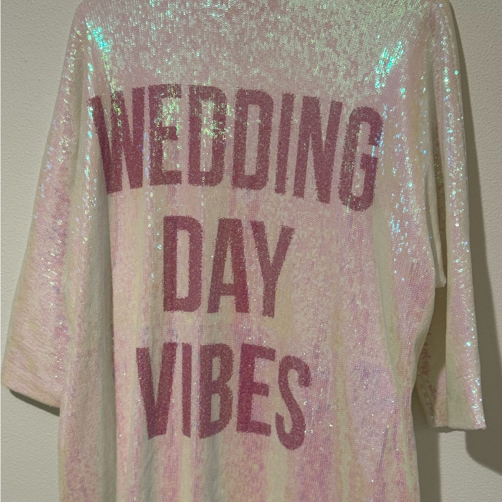 Sequined Bridal Robe by Hayley Paige